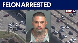 Wanted felon arrested in deadly Harris County police chase, fentanyl possibly found in vehicle