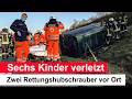 VW-Bus mit achtköpfiger Familie überschlägt sich auf der A3 bei Erlangen - sechs Kinder verletzt