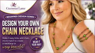 3 Easy Wire Links + Chain = A Beautiful Necklace | Beginner Jewellery Design