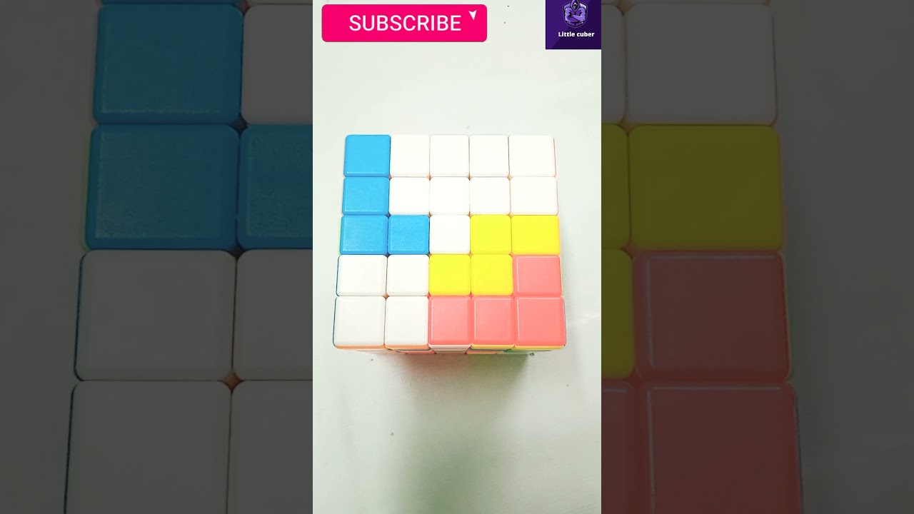 Tetris gameplay | in 5×5 Professor cube | 