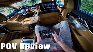 BMW 7 Series Review 740d POV Interior Test Drive