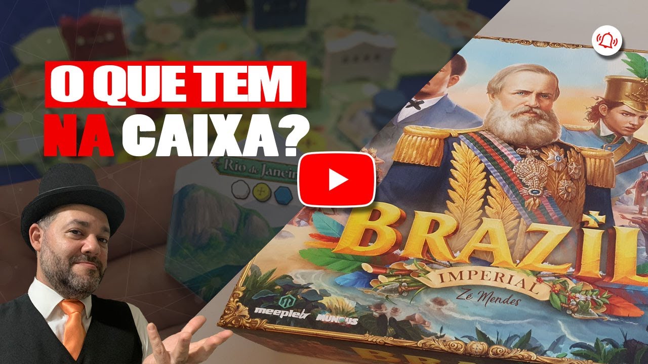 Brazil Imperial Jogo de Tabuleiro Meeple br no Shoptime