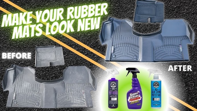 Faded Rubber Floor Mats Get Restored To Brand New In Minutes! 
