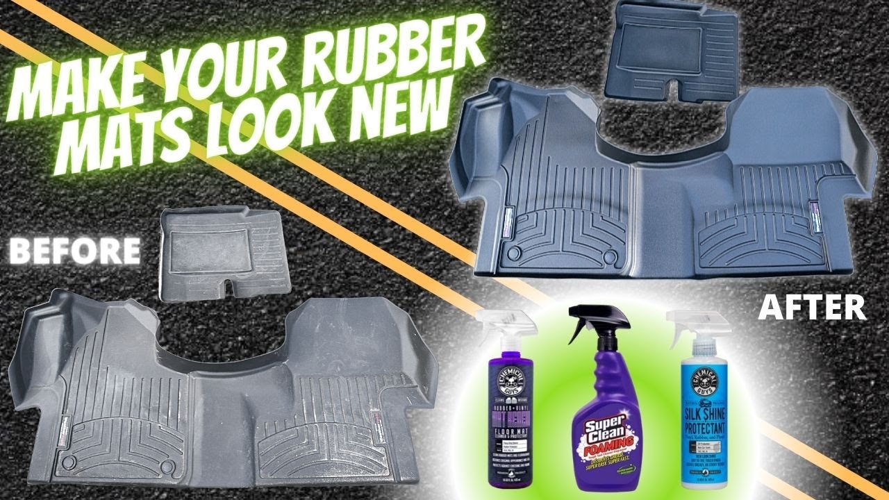How to Clean & Restore Rubber Car Floor Mats