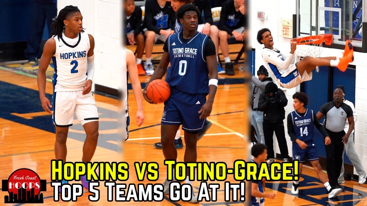 Hopkins vs Totino-Grace Was A Battle! State Ranked Teams GO AT IT!