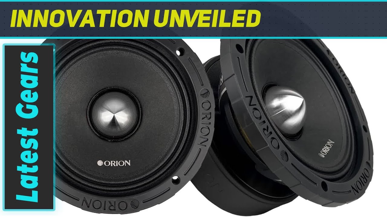 Orion XPM654MBF Mid-Bass Bullet Loudspeakers: Unleash Your Car Audio's Full Potential