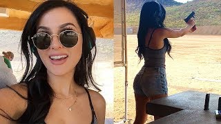 OMG! SHOOTING WITH SSSNIPERWOLF AND 2018 BIKINI CONTEST WINNERS