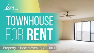 3Bed Townhouse for Rent in Hewitt Avenue, Footscray VIC 3011