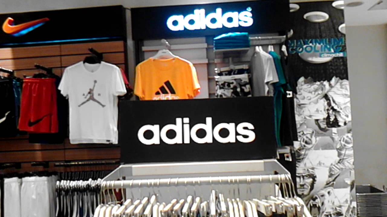 Adidas botique in Mega Mall - YouTube