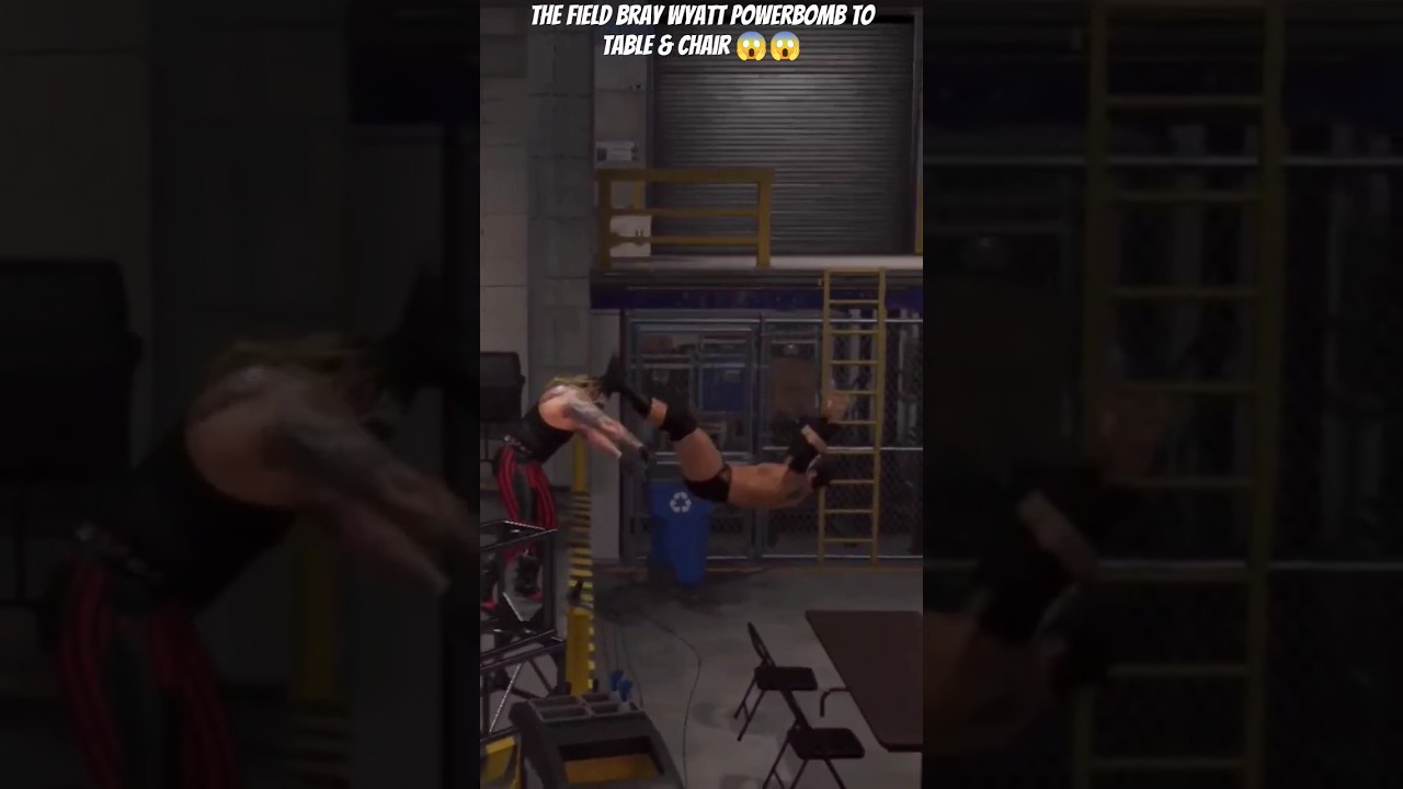 The Field Bray Wyatt Powerbomb Table & Chair 😱😱 