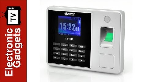Time Attendance Fingerprint System - 2.8 Inch Color Screen, LAN + USB Ports