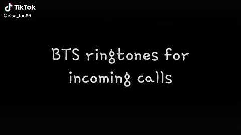 Nada dering Hp bts