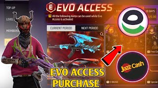 FREE FIRE GAME IN EVO ACCESS PURCHASE IN FREE FIRE [ EASYPASIA AND JAZZ CASH ] #viral