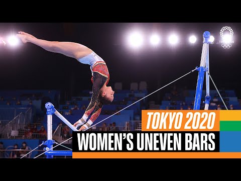 Nina Derwael 's Winning uneven bars routine | Tokyo Replays