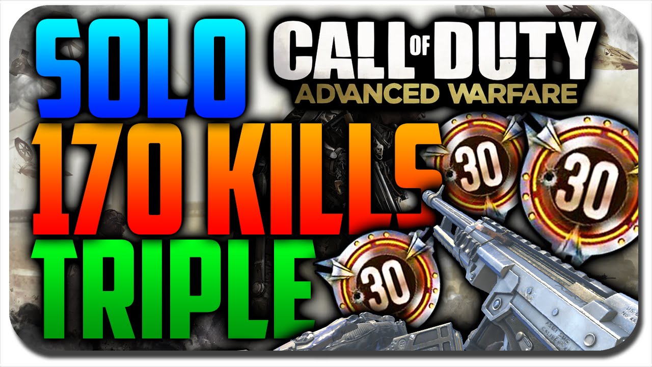 AW: SOLO "170 KILLS TRIPLE VICIOUS" w ASM1 (170 KILLS w/ TRIPLE VICIOUS MEDALS IN ADVANCED WARFARE)