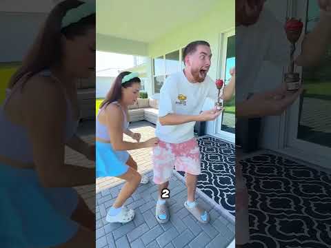 Муж стал статуей… а яблоко взлетело 🤯🗿 #shorts