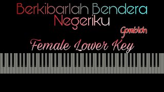 Berkibarlah Bendera Negeriku - Gombloh [Karaoke Piano - Female Lower Key]