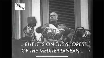 Benito Mussolini Gives Speech in Bari, 1934 (ENG subtitles) Speaks Out Against anti-Italian Racism.