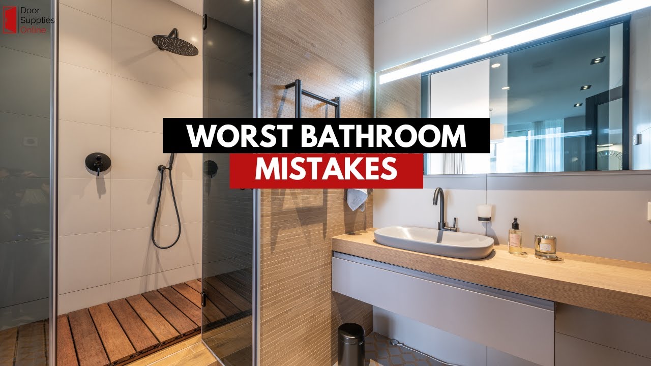 The 3 Worst Bathroom Mistakes Everyone Makes + How To Fix! - YouTube