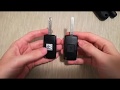 Citroen Peugeot key remote controller replacement