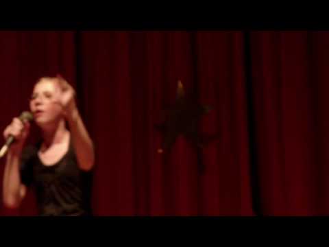 Megan Singz in the 2010 HH Wells Talent Show