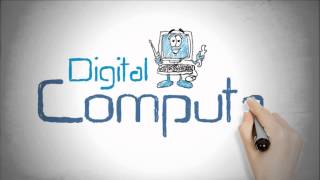 Digital Computer Logo Intro Project   KolonjArt