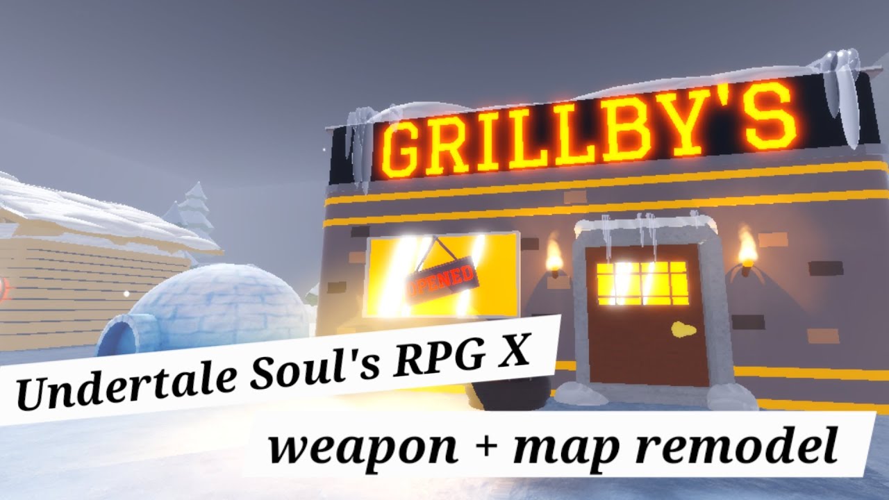 [Undertale Soul's RPG X] weapon + map remodel