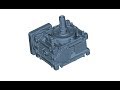 3D Scanning Reduction Gear Box with Drake scanner