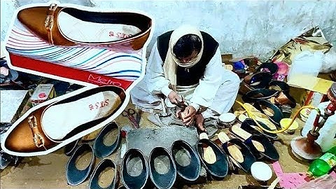 How to Make Ballerina Shoes with Simple Tools | Handmade Beautiful Ballerina Shoe Making Tutorial