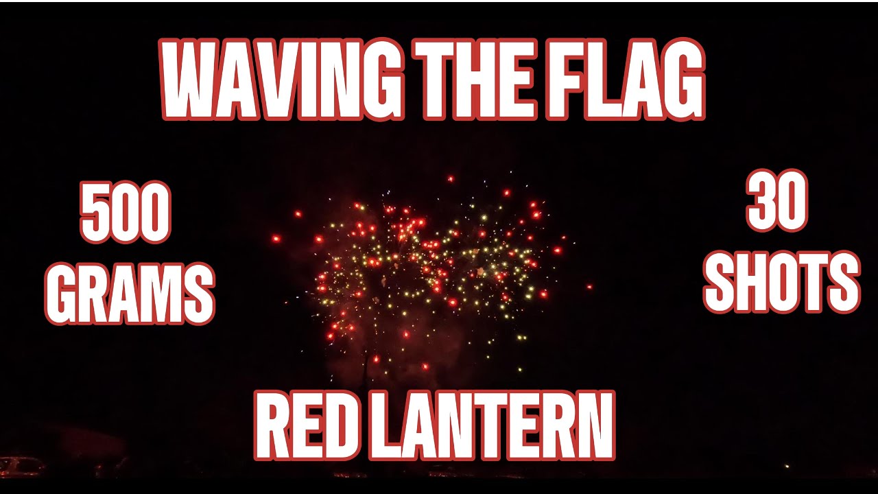 WAVING THE FLAG 500 GRAM CAKE FROM RED LANTERN #fireworks #4thofjuly # ...