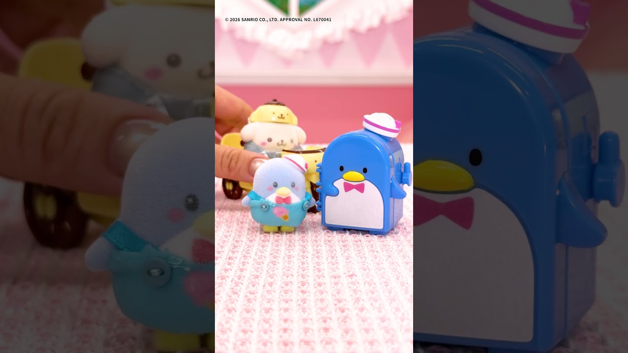 ぷちともサンリオキャラクターズに新しい仲間が登場したよ!ポムポムプリンと一緒に見にいこう♡【バンダイ公式】#Shorts #バンダイ #バンマニ