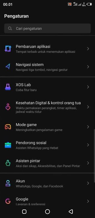 Cara Aktifkan Ketuk Layar 2x di Hp INFINIX HOT 9 PLAY