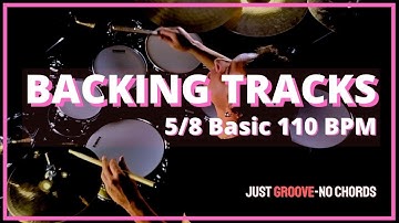 BACKING TRACK 5/8 BASIC 110 BPM - DRUM GROOVE