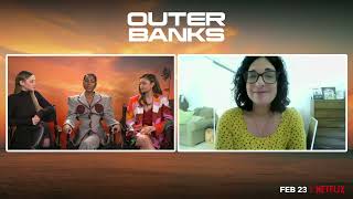 OUTER BANKS - SEASON3 - #OBX3 -  MADELYN CLINE,  MADISON BAILEY &amp; CARLACIA GRANT INTERVIEW (2023)