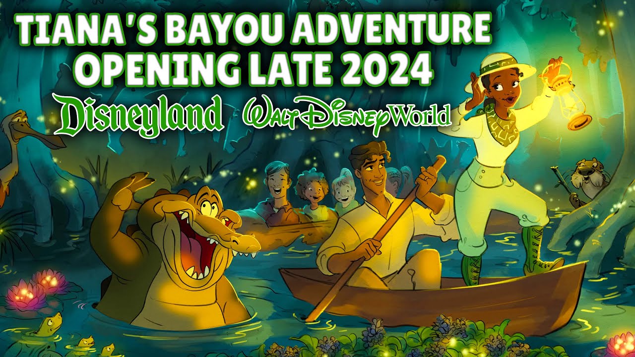 Tiana's Bayou Adventure OPENING in 2024 New Ride at Disneyland & Walt
