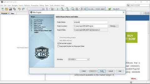 crear proyecto en mplab x ide