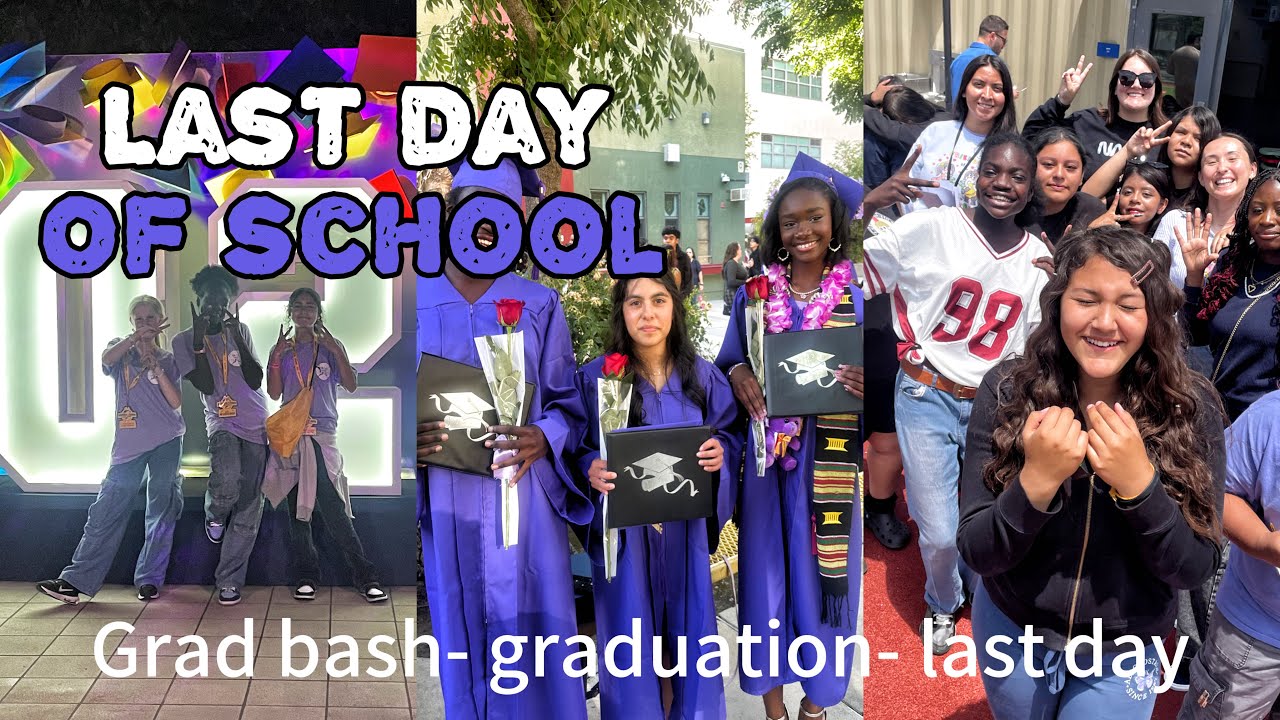 LATE POST‼️ GRAD BASH + LAST DAY OF SCHOOL VLOG|GABTASTIC VLOGS 
