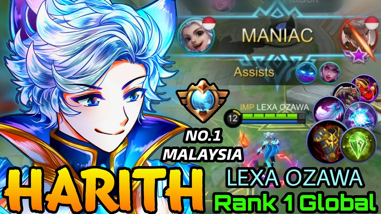 Unlimited Dash Zaman Force! Supreme No.1 Is UNSTOPPABLE!! - Top 1 Global Harith by LEXA OZAWA - MLBB