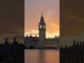 London's Golden Glow: The Most Beautiful Big Ben Sunset