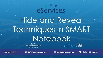 Hide and Reveal Techniques in SMART Notebook | Tutorial