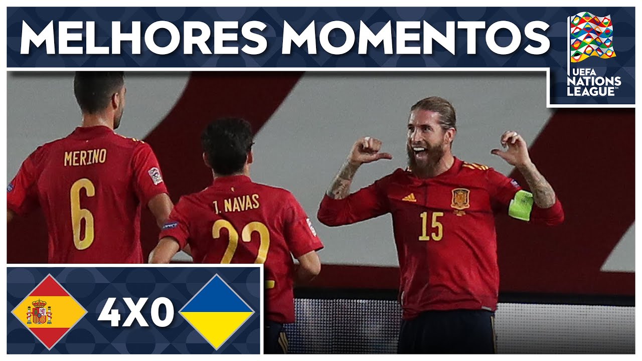 ESPANHA 4 x 0 UCRÂNIA – Melhores Momentos – Nations League (06/09/20)