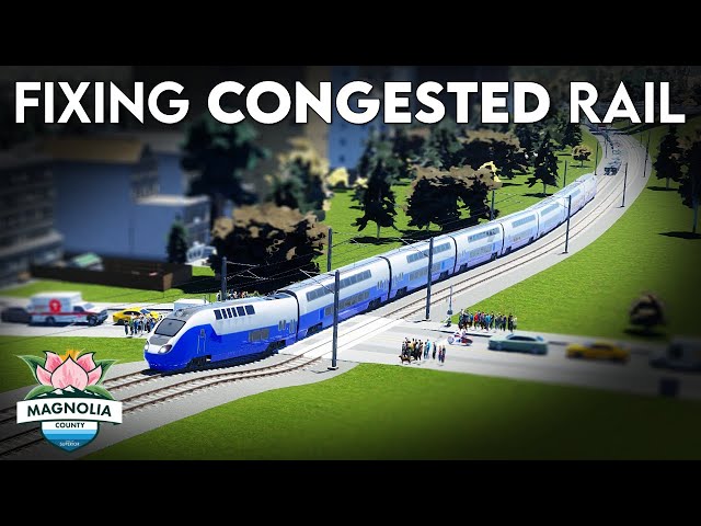 Fixing Congested Rail with Custom Train Stations in Cities Skylines 2! | MC #20 class=