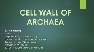 Cell wall of Archaea