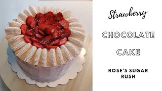 Strawberry Chocolate Cake