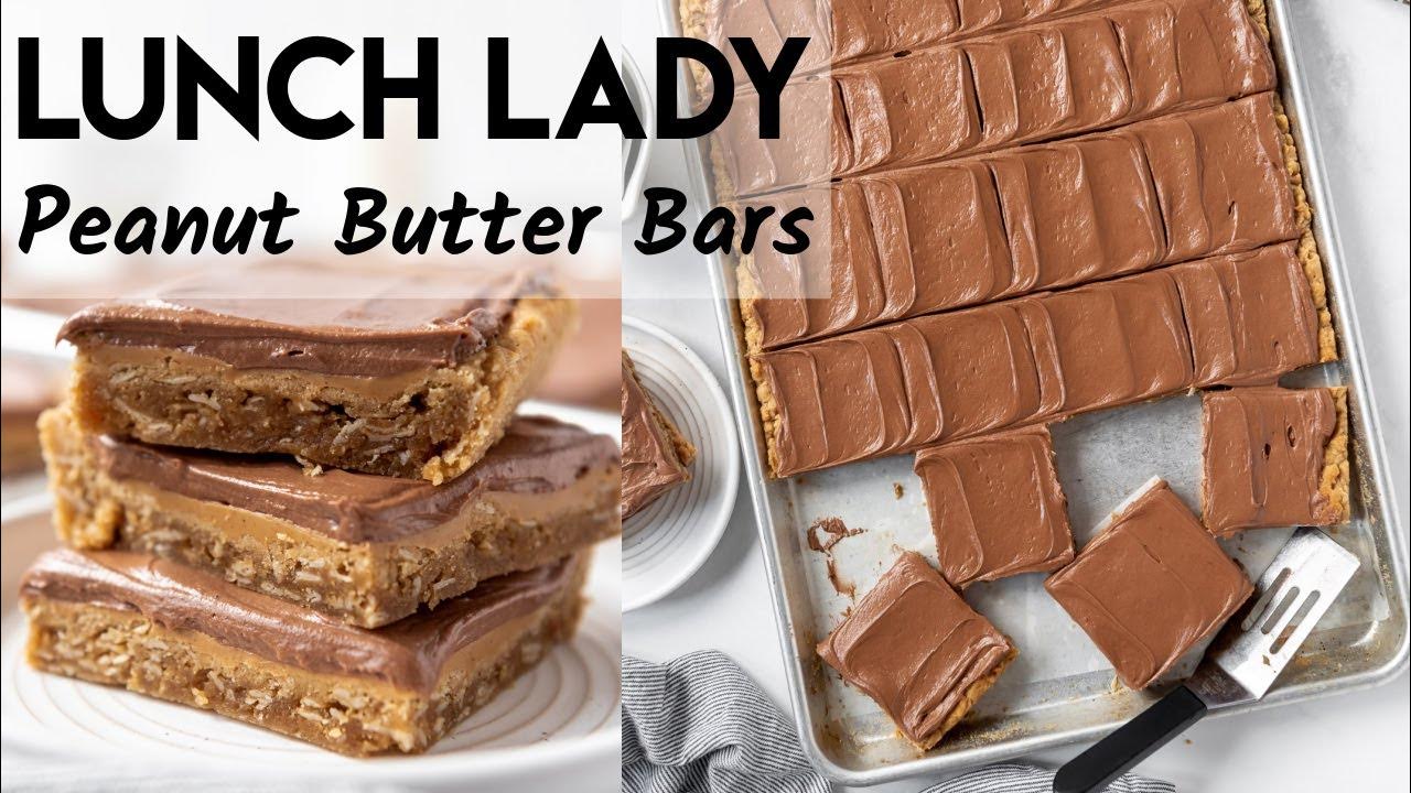 How to Make Lunch Lady Peanut Butter Bars YouTube