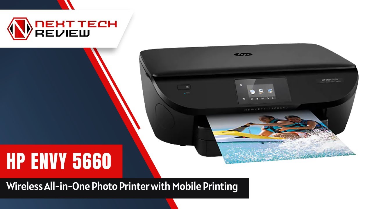 HP ENVY 5660 Wireless All-in-One Photo Printer with Mobile Printing PRODUCT - NTR - YouTube