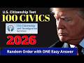 2026 random 100 civics questions and answers - U.S. citizenship interview I N400 Interview #n400
