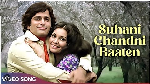 Mukesh Ke Dardbhare Geet - Suhani Chandni Raaten 4K - Shashi Kapoor, Sanjeev Kumar - Mukti 1977