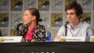 Famous Vera Farmiga talking about the Season 2 finale kiss - SDCC 2016 Net Worth
