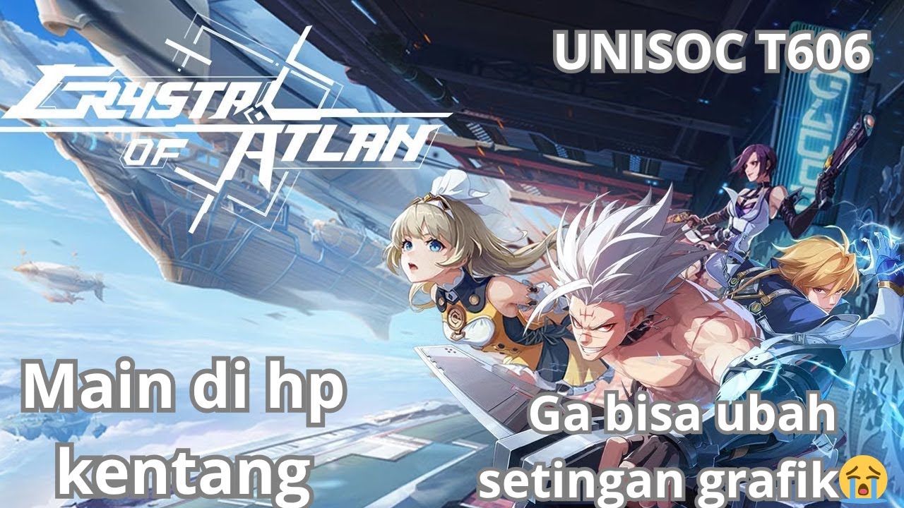 mencoba game Crystal of Atlan di hp kentang | Crystal of Atlan